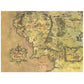 The Lord Of The Rings Middle Earth Map 500 Piece Jigsaw Puzzle For Adults, 16' L X 21.5' W