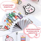 QUEFE 5200pcs Perler Beads Fuse Beads Kit for Boys and Girls, 24 Colors 5mm Melting Beads Set Including Pegboards, Ironing Paper