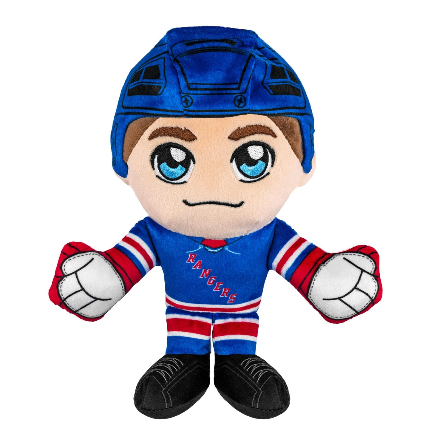 Bleacher Creatures New York Rangers 8 Player Nhl Kuricha Sitting Plush - Soft Chibi Inspired Plush