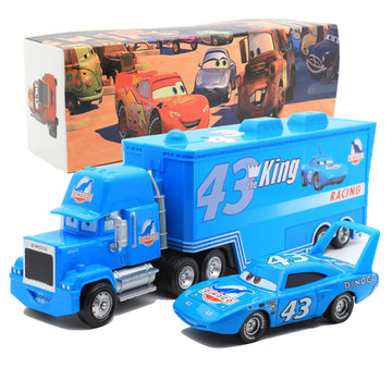 Svorufy Car 2 3 Toys, Truck And Car Set, Movie Car, Metal And Plastic Material, Children'S Christmas And Birthday Gifts (The Kin