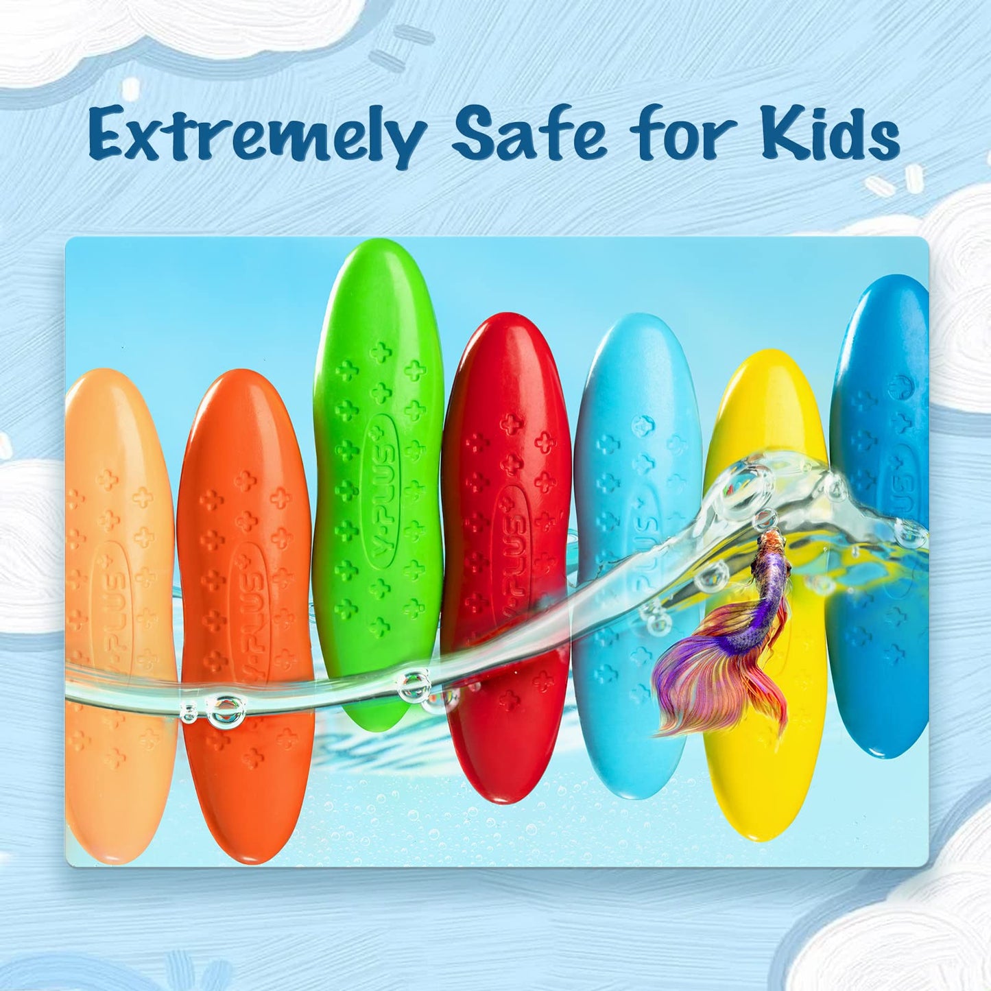 Yplus Peanut Crayons For Kids, 24 Colors Washable Toddler Crayons, Non-Toxic Baby Crayons For Ages 2-4, 1-3, 4-8, Coloring Art S