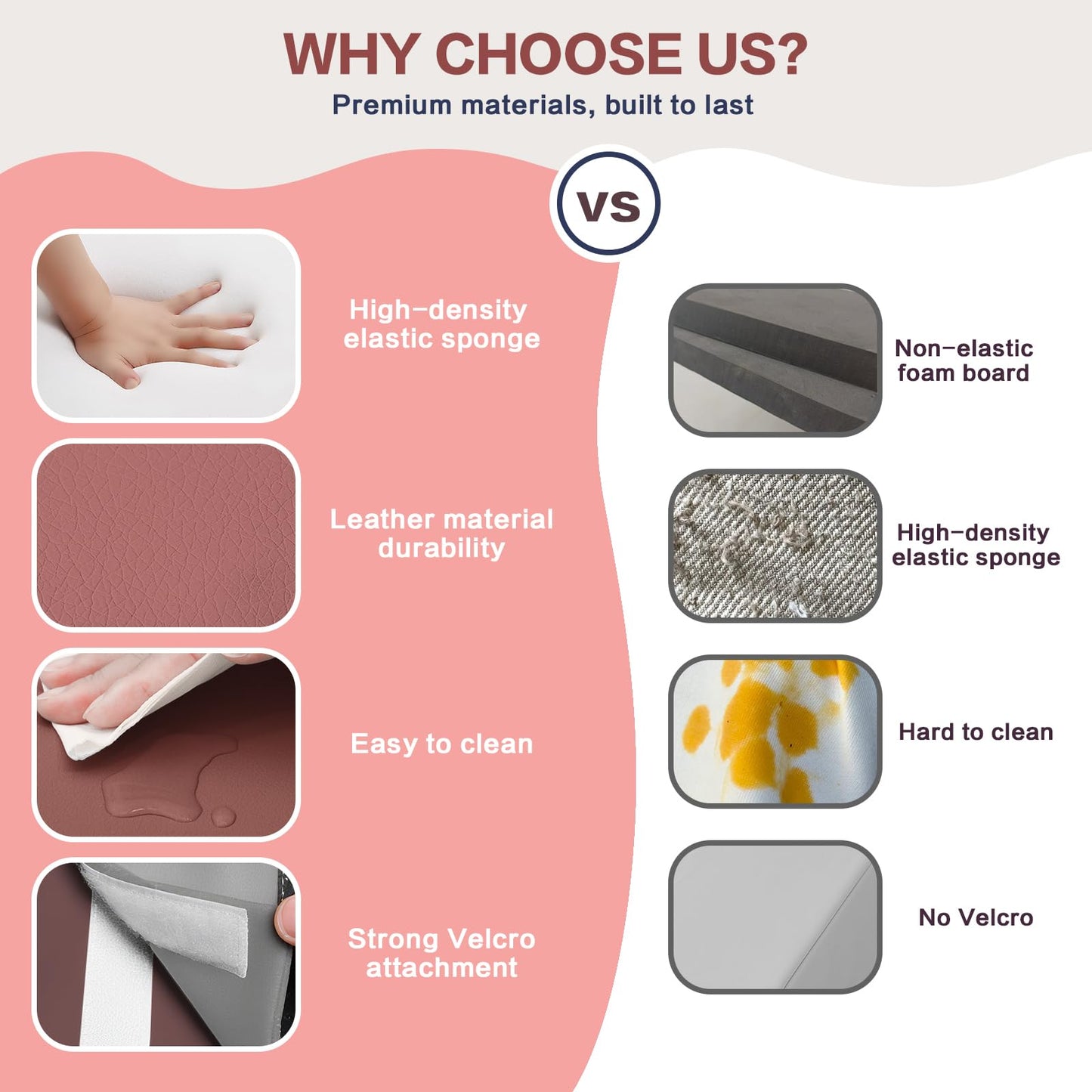 Sumbababy Toddler Climbing Foam Blocks: 4 PCS Waterproof PU Leather Playset - Soft Climber for Kids - Fun Indoor Playground for Girls - Great Preschool & Daycare Gift