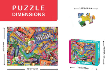 Springbok'S 1000 Piece Jigsaw Puzzle Sweet Tooth - Made In Usa