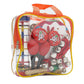 Kids Musical Instruments Toys Set: Baby Music Toys Montessori Percussion For Toddlers - Preschool Educational Musical Toys Set For Boys And Girls With Storage Bag (Red)