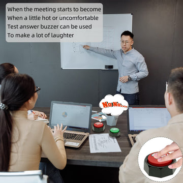 Anliky Buzzers For Yes And No Sound Clickers, Can Be Used In Classrooms, Right And Wrong Answers, Trivia Games, Yes And No Answe