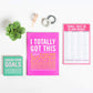 Knock Knock Crush Your Goals Inner-Truth Deck Inspiring Quote Cards Deck, 40 Affirmation Cards & Motivational Gifts, 4.25 X 4.25-Inches