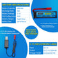 Amzzn 2Pcs 3.7V 680Mah 1S Lipo Battery With Jst Plug And Usb Charging Cable For Udi U817 U818A V959 V222 V929 S032 Rc Drone, Fou