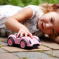 Green Toys Race Car, Pink - Pretend Play, Motor Skills, Kids Toy Vehicle. No BPA, phthalates, PVC. Dishwasher Safe, Recycled Pla
