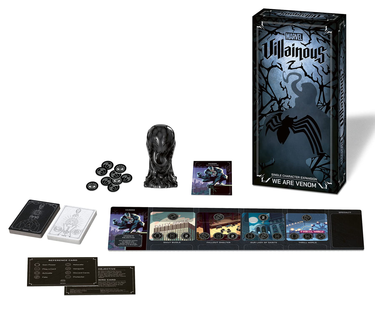 Ravensburger Marvel Villainous Venom Expansion - Strategy Family Board Games For Adults And Kids, 2 To 3 Players, Age 10 Years U