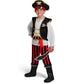 Spooktacular Creations Red Deluxe Pirate Costume for Kids Boys Halloween Dress Up-M