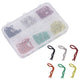 DJX 60PCS 90-Degree Angle Body Clips Bent Springy Pins for All 1/10 Traxxas SCX10II SCX10III 1/24 RC Crawler Car Axial SCX24 C10