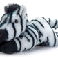 The Petting Zoo Zebra Stuffed Animal Plushie, Gifts for Kids, Scoopz Wildlife Animals, Zebra Plush Toy, 8 inches