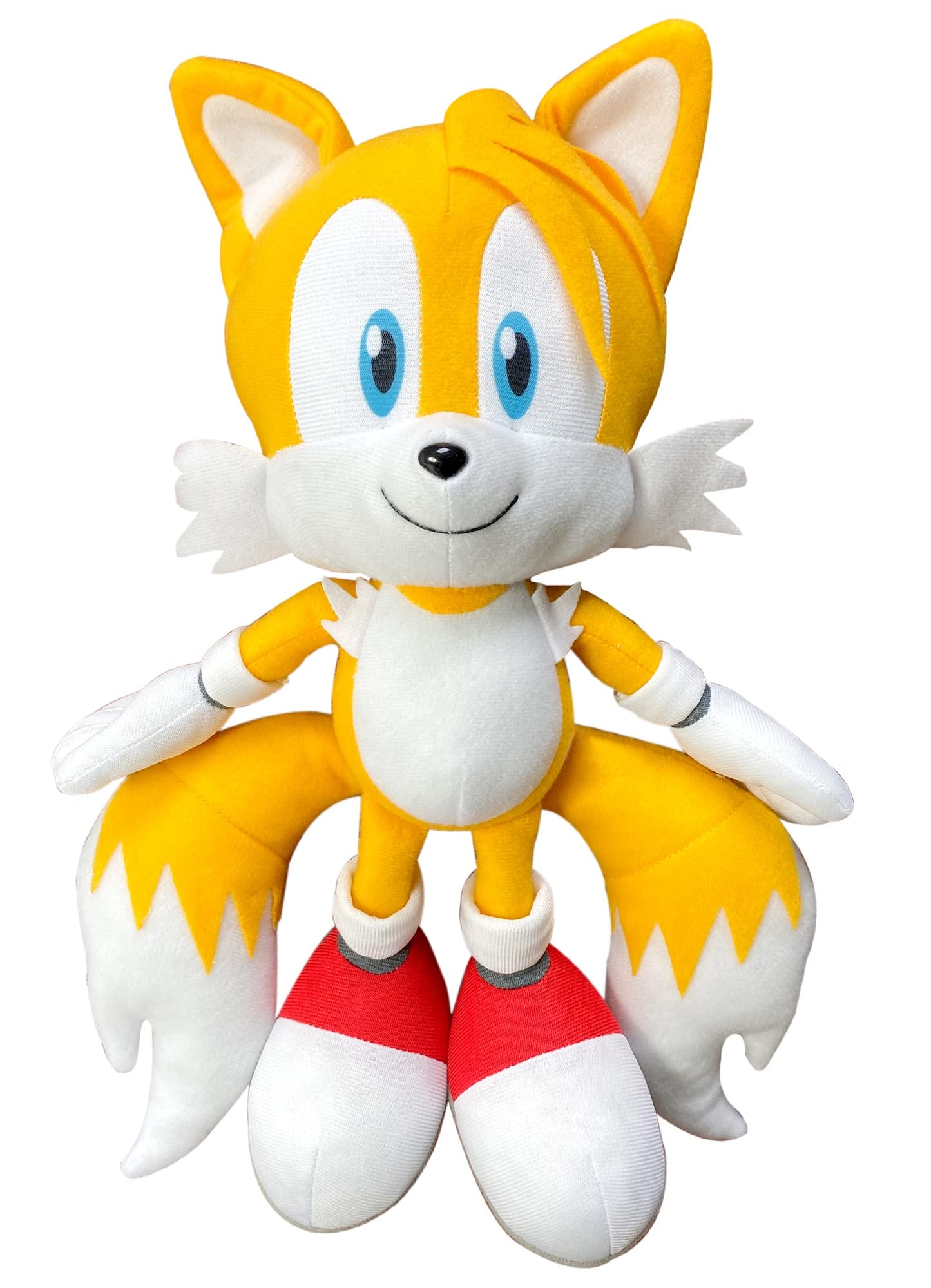 Sonic The Hedgehog Miles Tails Prower Plush Toy - 12" Multi-Color Polyester Stuffed Animal