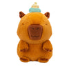 Russ 14-Inch Sleepy Capybara With Bird Plush - Ultrasoft Official Jazwares Plush From The Makers Of Squishmallows