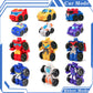 Onest 6 Pieces Mini Robots Car Toys Toddler Small Hero Action Figures Push Go Rescue Vehicle Playset Boys Little Car Bots For Ki