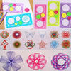 Dream Xplore Spirograph Geometric (Set Of 4) Birthday Return Gift Item For Kids In Bulk/Creative Designer Ruler/Scale, Art & Cra