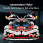 Ownone 1 Super Car Building Kits - With Easy Drifting Wheels, Remote Control Function, Electric Gull-Wing Doors - Collectible 1:10 Scale Model Technique Car Building Blocks Set For Adults (2277 Pcs)