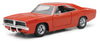 NewRay 1/25 Diecast Model Car - 1969 Dodge Charger R/T - Black - Model 71893A