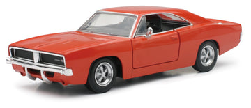 New Ray 1969 Dodge Charger R/T Black Muscle Car Collection 1/25 Diecast Model Car