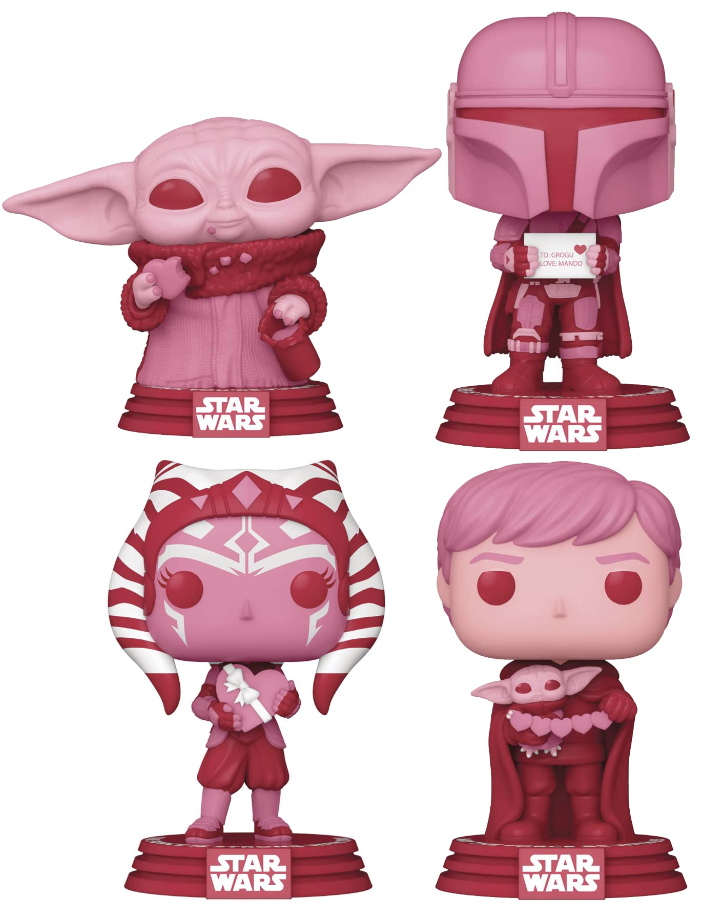 Funko Pop! Star Wars: Valentine'S Day Series 2 Collection (Set Of 4)