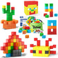 48Pcs Magnetic Blocks For Toddlers Toys, Large Magnetic Cube Toys For Sensory Stem Education Preschool Magnet Toys For 3 4 5 6 Year Old Boys And Girls, Compatile With Mine Magnet World