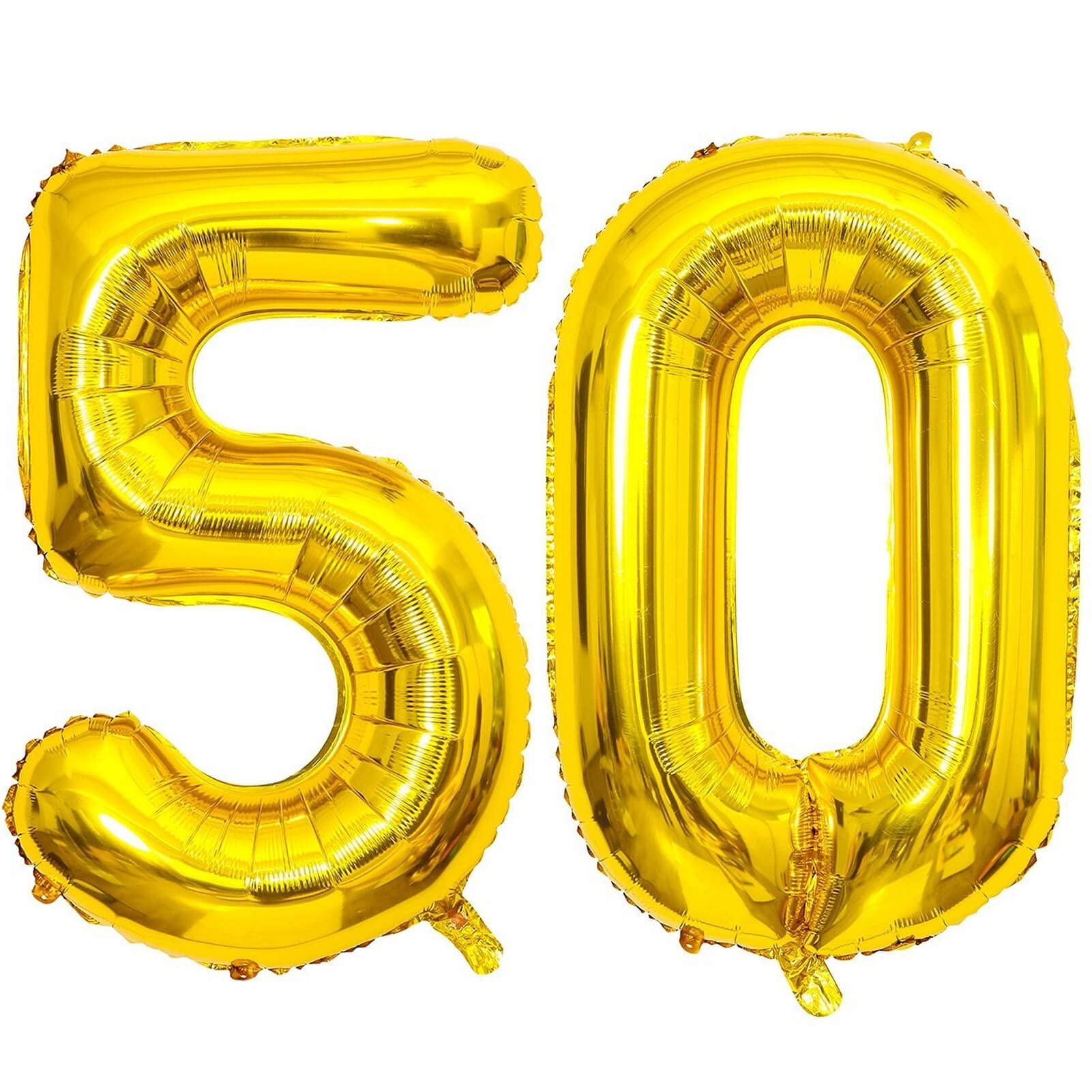 40 Inch Gold 50 Number Balloons Giant Jumbo Huge 50 Foil Mylar Helium Number Digital Balloons Gold Birthday Mylar Digital Balloo