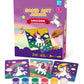 Shaktism Sand Art Junior Diy Craft Kit For Kids | Space, Unicorn Or Dinosaur | 3 Sand Art Project Sheets | 6 Vibrant Sand Colour