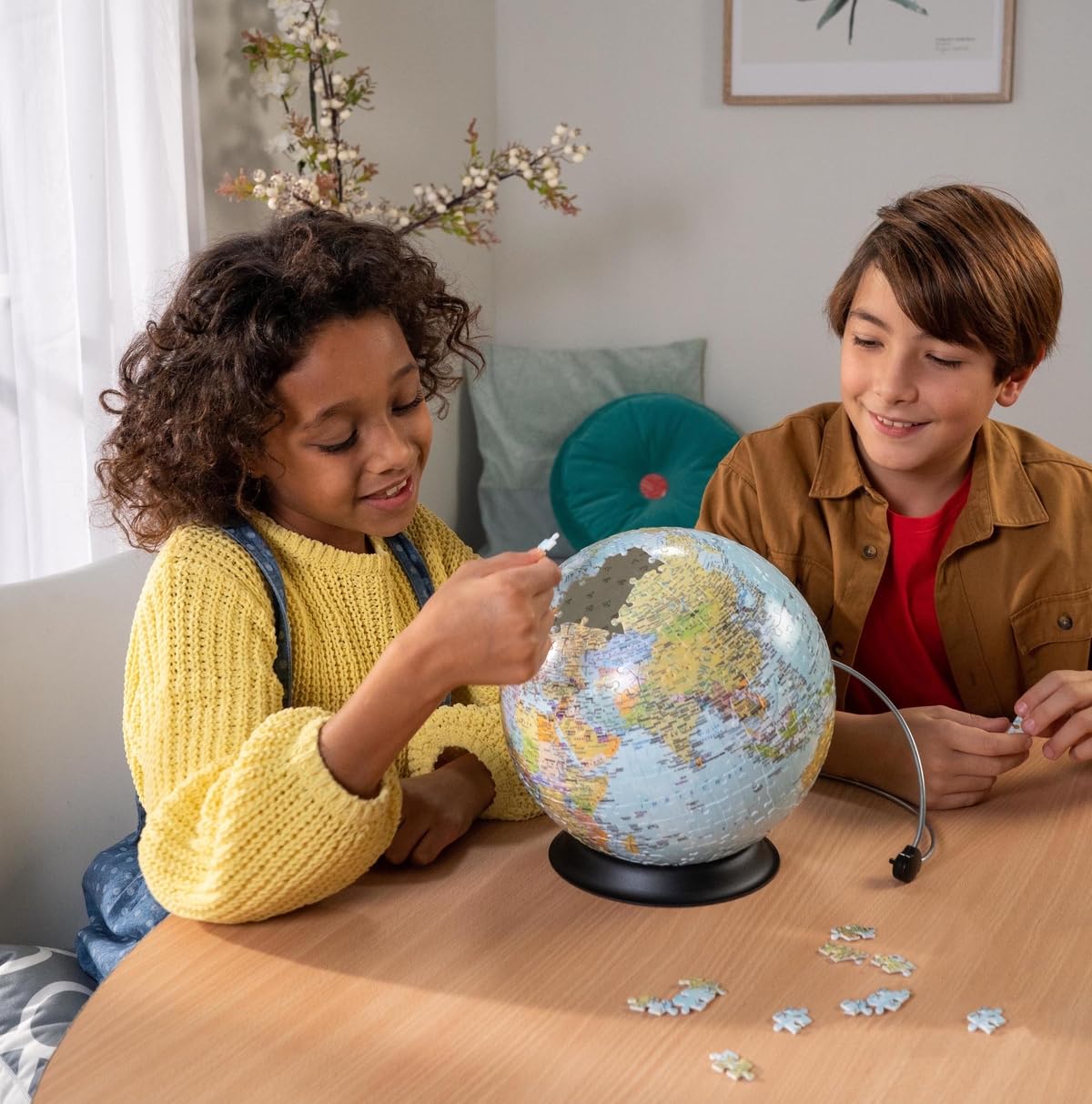 Ravensburger 3D Puzzle - The Earth, 540 Pieces, 10.8 in, Multicolor, Durable Plastic Model, Precision Fit, Easy Click Technology