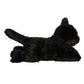 Aurora® Mini Flopsie™ Twilight Cat™ Stuffed Animal - Black, 8.5 Inches, Polyester, Small, Adorable Plush Toy for All Ages