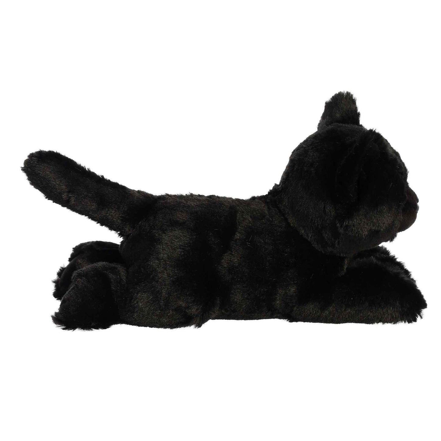 Aurora® Mini Flopsie™ Twilight Cat™ Stuffed Animal - Black, 8.5 Inches, Polyester, Small, Adorable Plush Toy for All Ages