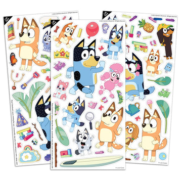 Colorforms Bluey Set - Repositionable Pieces Stick Like Magic - Scenes And Pieces From The Show Bluey For Storytelling Imaginati