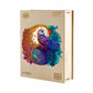 Woodemon Wooden Puzzles For Adults,200Pcs Yin Yang Owl Wooden Jigsaw Puzzles Kids, Unique Shaped Animal Wood Puzzles Adults, Wooden Animal Puzzle Adults Kids, Christmas Birthday Gifts M-11.8 * 11.8In