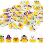 Haooryx 60PCS Halloween Candy Corn Shaped Mini Eraser for Kids Bulk, Novelty Corn Pencil Erasers 3D Desk Puzzle Erasers Pet for 
