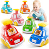 Press And Go Car Toys For Toddlers 1-3, 6 Pack Animal Baby Car Toys For 1 2 Year Old Boy, Push Go Friction Vehicle Toys For Infa