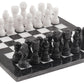 Radicaln Marble Chess Set 12' Inches Black & White Handmade Board Game 2 Player Classic Chess Sets For Adults- 1 Chess Board & 32 Chess Pieces - Chess Game