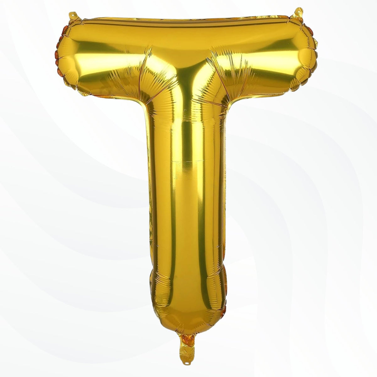 Flyloons Gold T Letter Foil Balloon Alphabets Balloons Perfect for Birthday Decoration Items, Anniversary, Bachelorette, Wedding