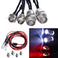 AllinRC 4Leds LED Lights Headlights Taillight Kit Accessories Compatible with Traxxas Arrma Axial SCX10 Redcat RC4WD HSP Tamiya 
