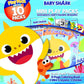 Bendon Mini Play Packs, Each with Mini Coloring Book, 2 Mini Crayons, and a Sticker,10-Pack (Baby Shark)