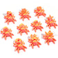 QINGMIAO 10Pcs 3D Printed Mini Spiders, Articulated Spider Toys,3D Print Animals Fidget Toys Decor for Stress Relief,Halloween S