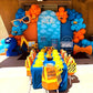 Blue And Orange Balloons Garland Arch Kit, 122 Pc Dark Blue And Orange Balloons, Royal Blue Baby Blue Orange Party Balloons For