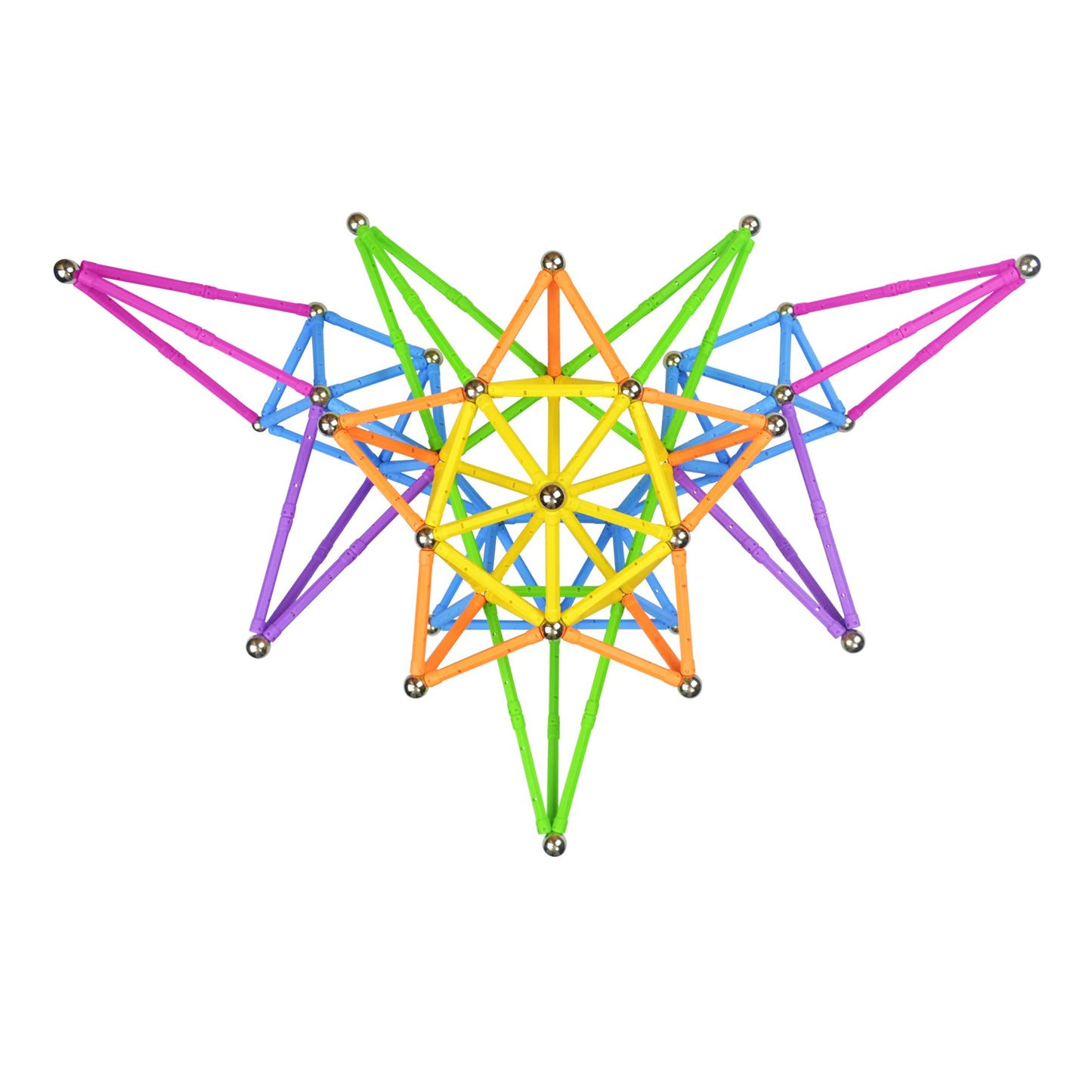 Veatree 206 Pieces Magnetic Building Sticks Blocks Toys  Magnet Educational Toys STEM Toys for Kids and mature-themed  3D Non-Toxic Building Toy with Storage Bag