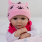Fancci Realistic Reborn Baby Dolls,18 Inch Lifelike Newborn Baby Doll Real Life Baby Dolls Soft Weighted Reborn Doll Christmas O