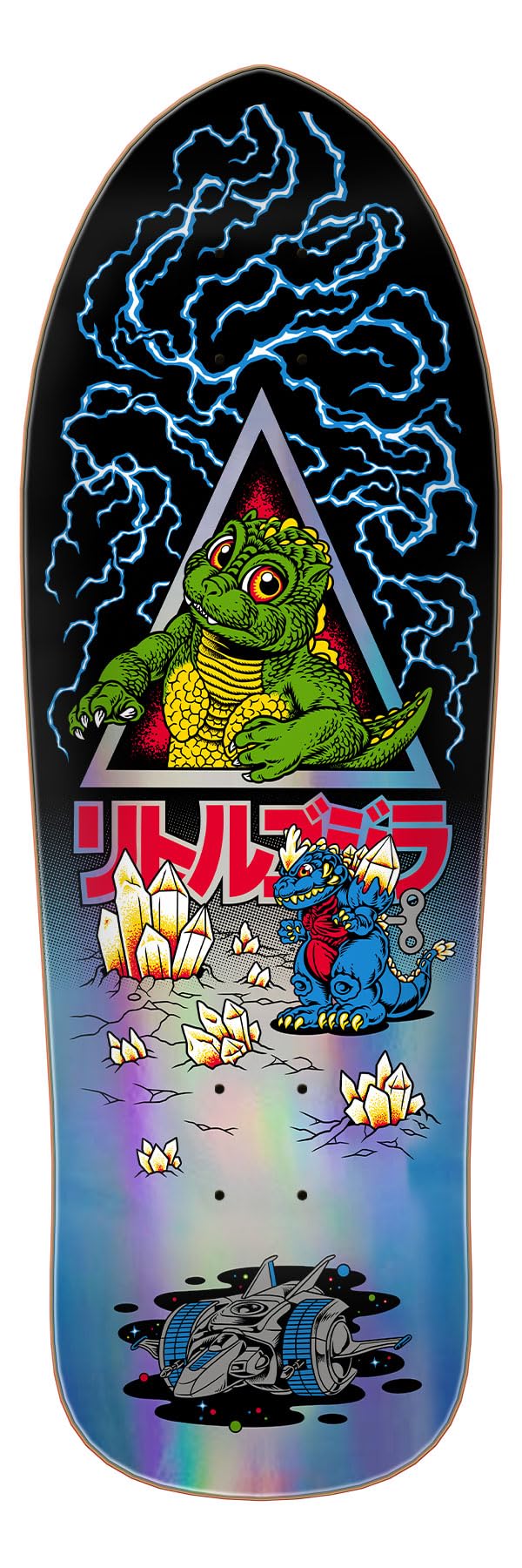 Santa Cruz Godzilla Jr. Natas 9.89in x 29.82in Skateboard Decks