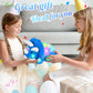 Glow Guards LED Triceratops Plush Toy - 16'' Blue Dinosaur with Night Lights & Lullaby for Kids and Toddlers