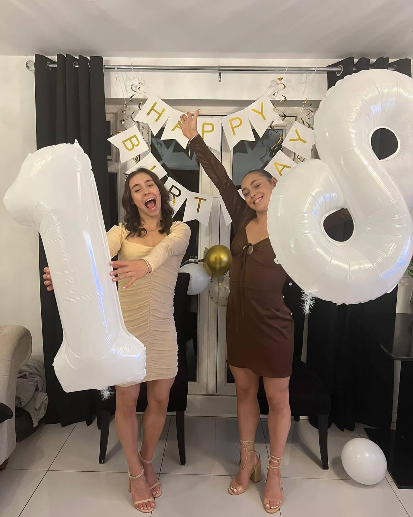 White 8 Balloon, Translucent Number Balloons 40 Inch, 8Th Birthday Decorations For Boys Girls, White Birthday Balloons, White Pa