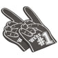 Okuna Outpost 2 Pack Foam Finger #1, It'S Goin' Down, Sports Party Favors, Outdoor Essentials, Black (17.5 In)