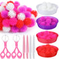 Leitee 71 Pcs Sensory Bin Filler Include 60 Hedge Balls 4 Tweezers 2 Scissors Clips 5 Cups Fine Motor Skills Toys Set For Boys G