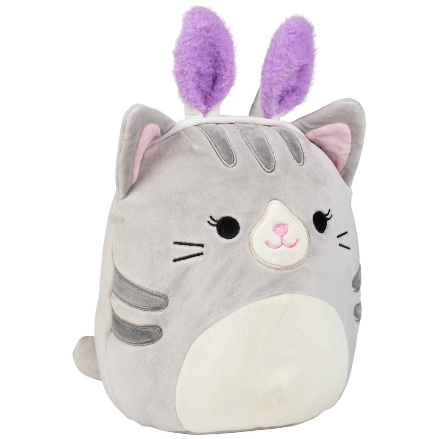 Squishmallows Original 10-Inch Plush Tally The Easter Cat - Soft Grey Stuffed Animal Toy for Kids, Girls & Boys - Collectible Model SQER01066