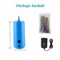 Electric Magic Balloon Pump, Electric Air Inflator Party Air Blower Pump With 1 Nozzle 1 Balloon Cutter And 10 Pcs Long Balloons