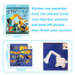 Vehicle Sticker Book For Kids Ages 4-8, Crafts For Kids Ages 4-8 Sticker Paint Books Boys And Girls Birthday Gifts Party Favor, Travel Toys Car Stickers For Kids Learning